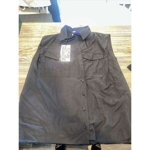 Women's Sleeveless Nylon Button-Down Shirt - Future Collective. XXS. U